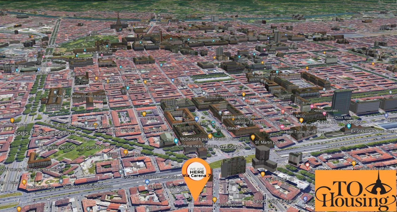 To-Housing3, Luce E Relax Al Centro Di Torino Turim Exterior foto